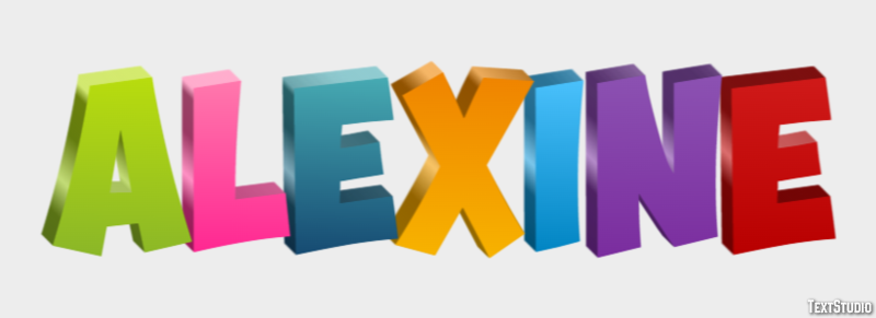 Alexine Effet de Texte