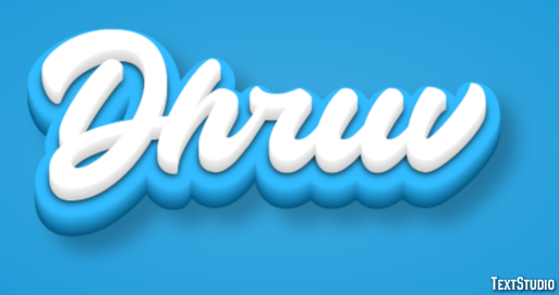 Dhruv テキスト効果