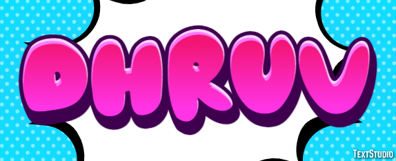 Dhruv テキスト効果