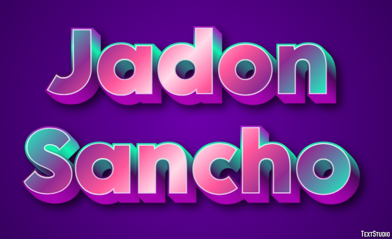 Jadon Sancho Efecto de Texto