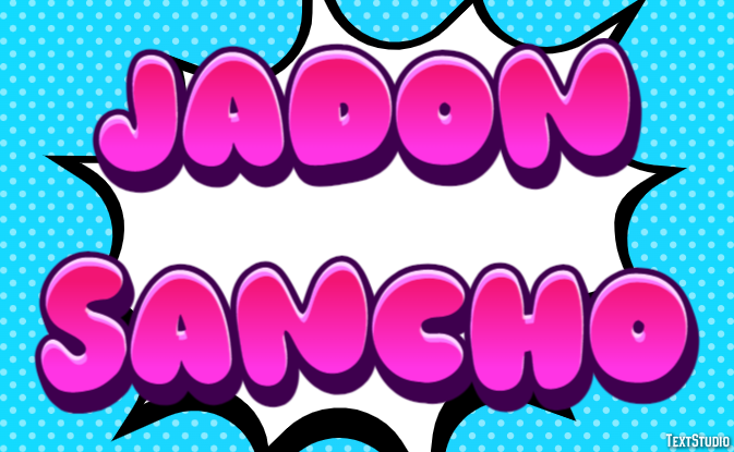 Jadon Sancho Text Effect