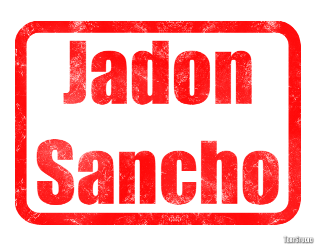 Jadon Sancho Text Effect