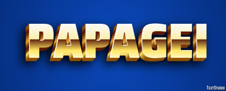 Papagei Texteffekt