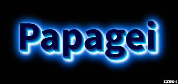 Papagei Texteffekt