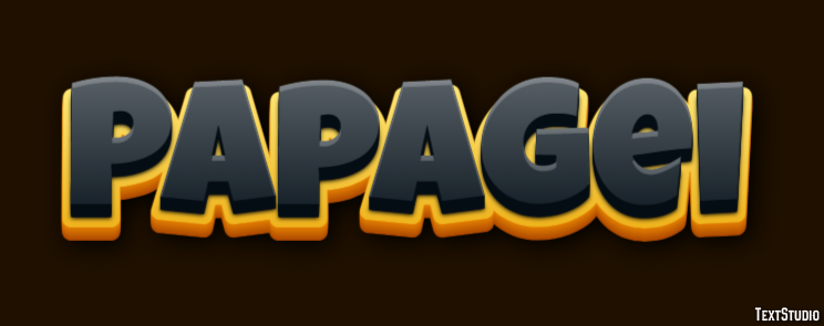 Papagei Effet de texte