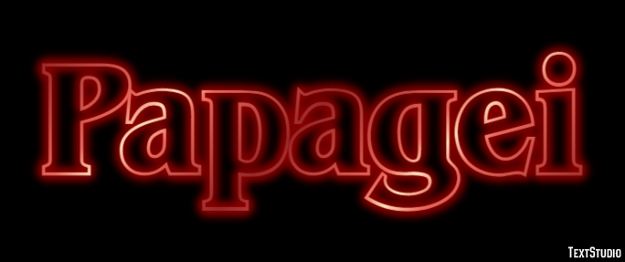 Papagei Effet de texte