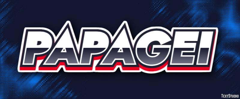 Papagei Effet de texte