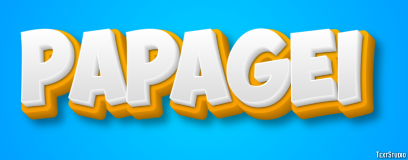 Papagei Effet de texte