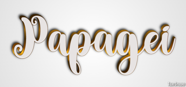 Papagei Effet de texte