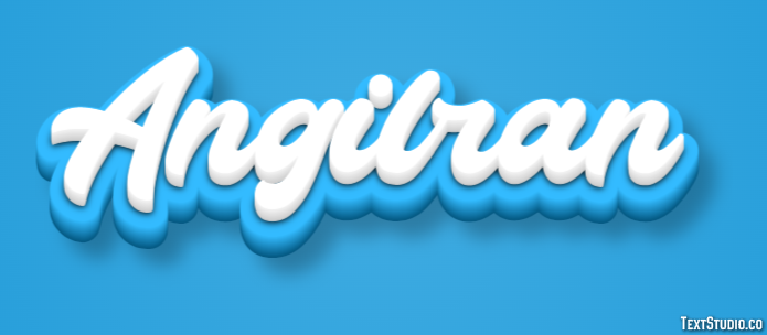 Angilran Text effect
