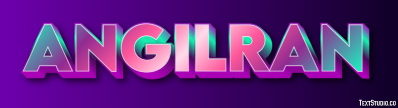 Angilran Text effect
