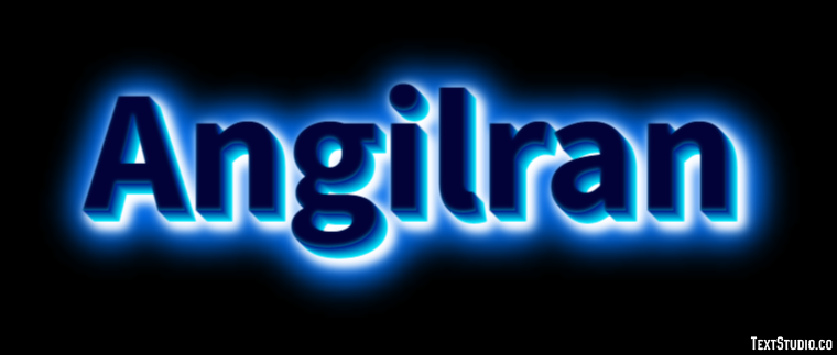 Angilran Text effect