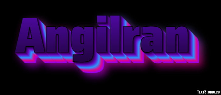 Angilran Text effect