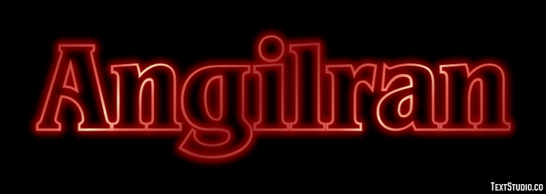 Angilran Text effect