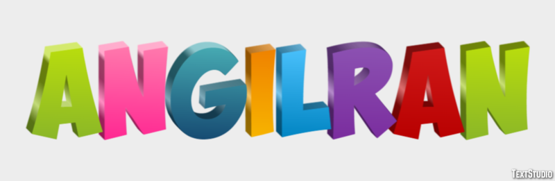 Angilran Text effect