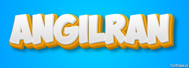 Angilran Text effect