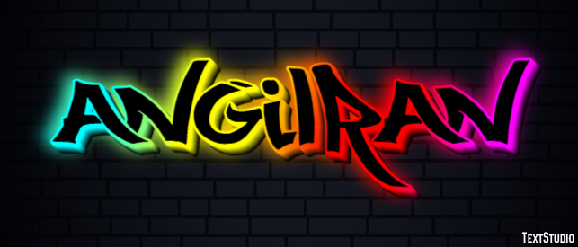 Angilran Text effect