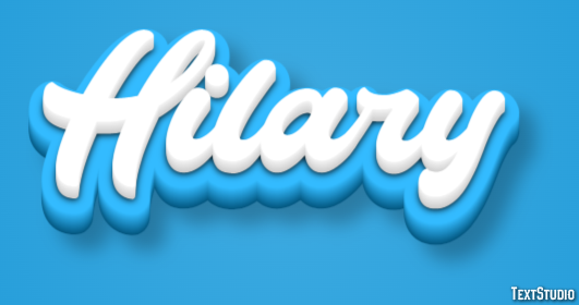 Hilary Efecto de Texto