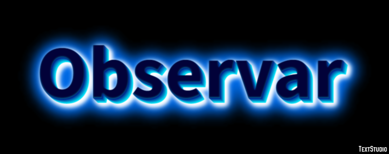 Observar Efeito de texto