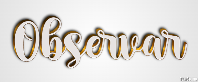 Observar Efeito de texto