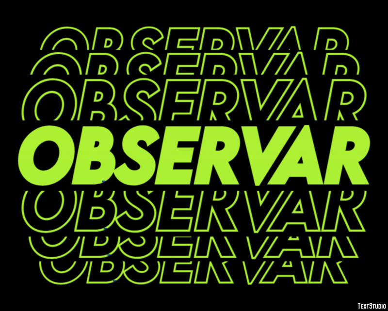 Observar Effet de Texte