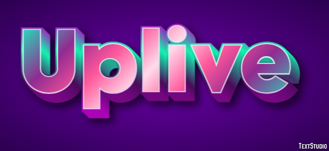 Uplive Efeito de texto