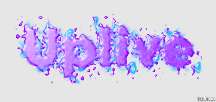 Uplive Efeito de texto