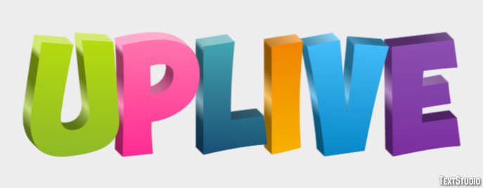 Uplive Efeito de texto