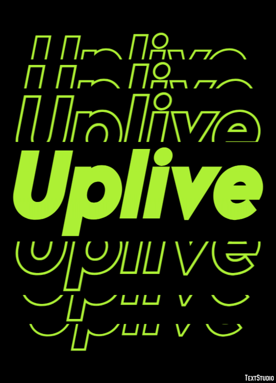 Uplive Efeito de texto