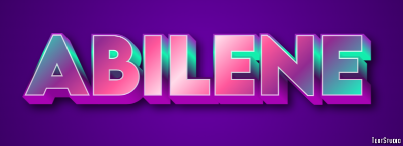 Abilene テキスト効果
