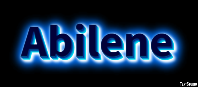 Abilene テキスト効果