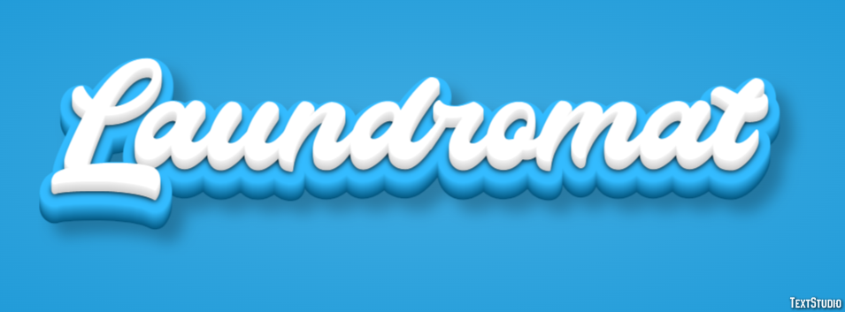 Laundromat Efeito de texto