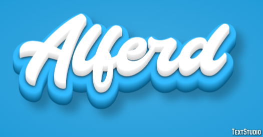 Alferd Text Effect