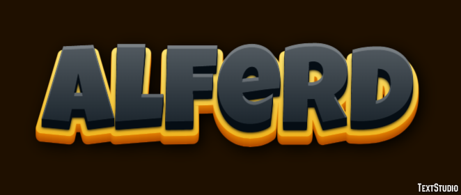 Alferd Text effect
