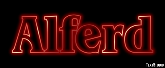 Alferd Text Effect