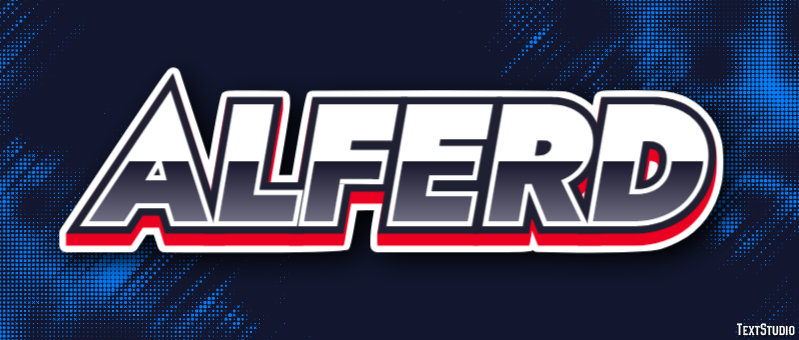 Alferd Text effect
