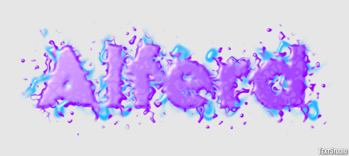 Alferd Text effect