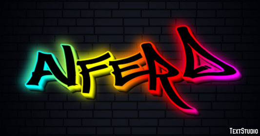 Alferd Text effect