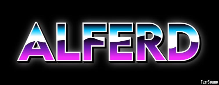 Alferd Text effect