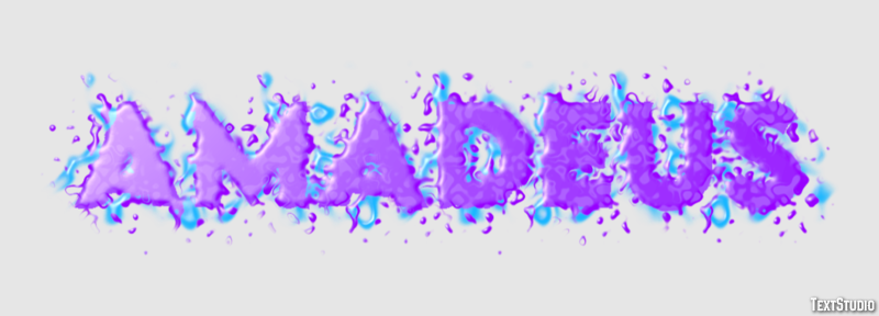 Amadeus Text effect