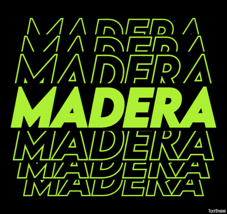 Madera Efeito de texto