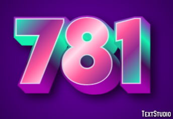 781 Text Effect