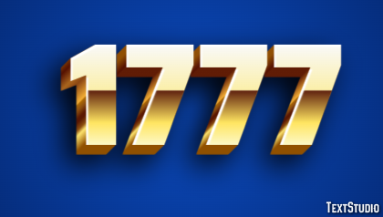 1777 Effetto testo
