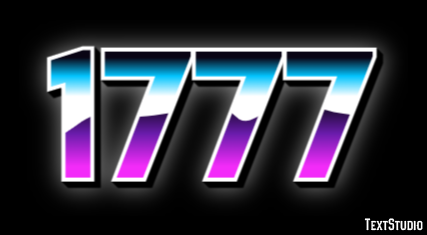 1777 Texteffekt