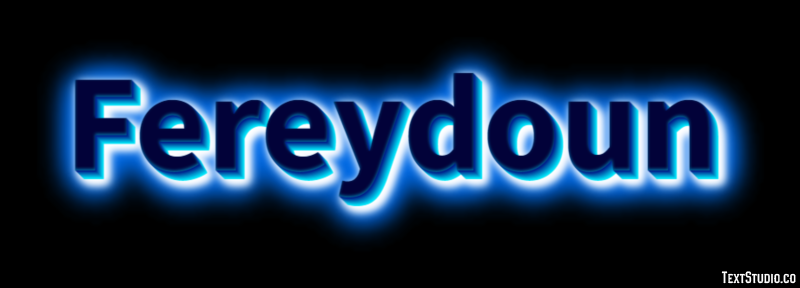 Fereydoun Эффект текста