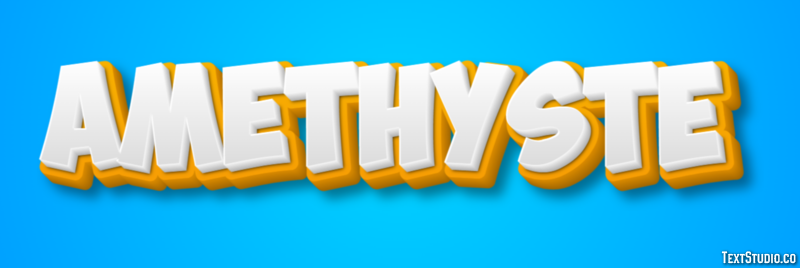 Améthyste Эффект текста