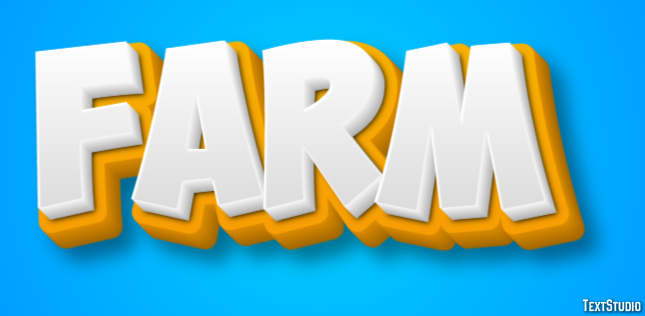 Farm Text Effect
