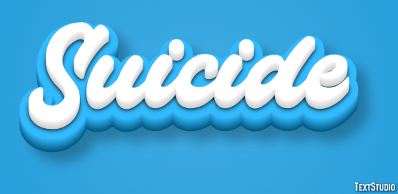 Suicide Efeito do texto