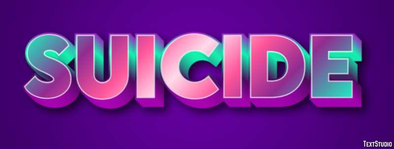 Suicide Efeito do texto