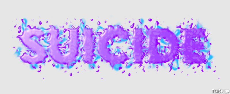 Suicide Efeito do texto